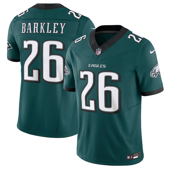Women's Philadelphia Eagles #26 Saquon Barkley Green New F.U.S.E. Vapor Untouchable Limited Stitched Football Jersey(Run Small)